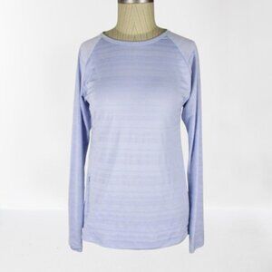 Long Sleeve T-Shirt Breathable Lightweight Light Purple M Mountain Hardwear